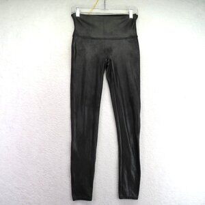 Spanx Leggings Womens Large Faux‎ Leather High Rise Shapewear Slimming Pants